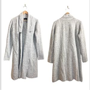 Zara Long Knit Cardigan Sweater Coat